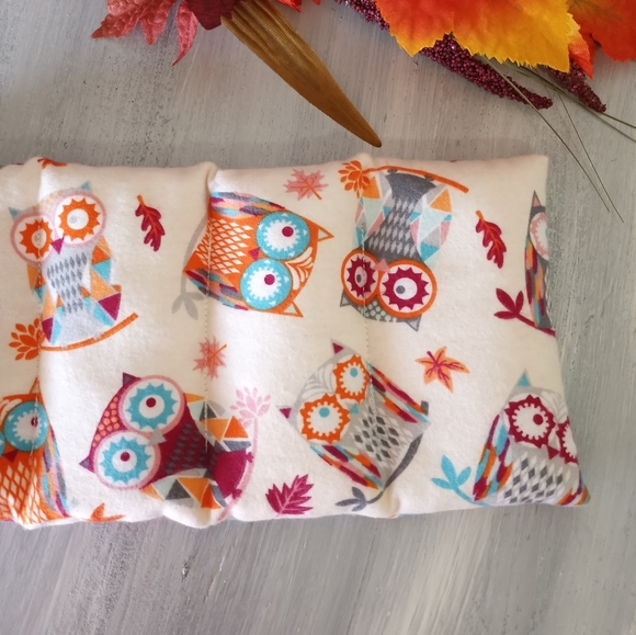 Microwavable Heating Pad Autumn Owls #1 - Picture 4 of 7